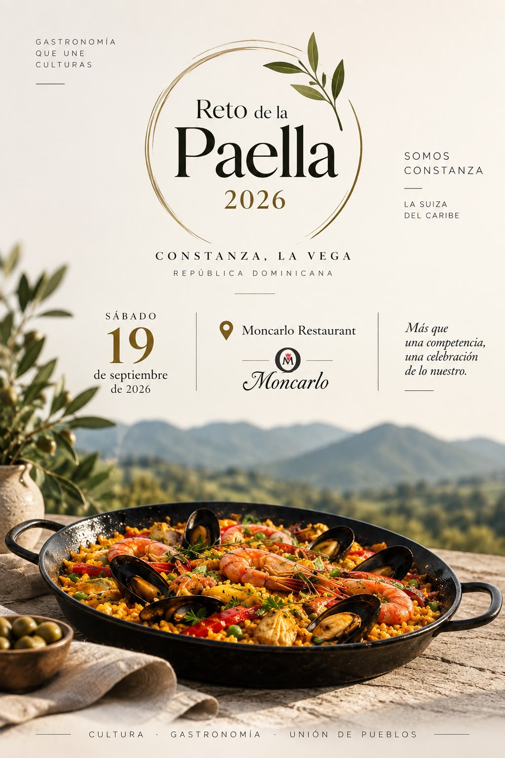 Referencia visual del Reto de la Paella 2026